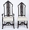 2 Jacobean Revival Chairs