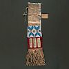 Sioux Beaded Hide Tobacco Bag from the William H. Jensen Collection (ca 1887-1979), Minnesota