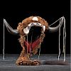 Northern Plains Buffalo Horn Headdress From an Important Denver, Colorado Collector