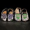 Sioux Beaded Hide Moccasins from the Monroe Kily (1910-2010) Collection