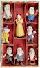 Snow White and the Seven Dwarves Bisque Figurines