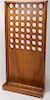 Carnival Wood Board with Numbered Holes and Hinged Bottom
