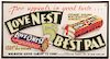 Two Love Nest Five Cent Candy Bar Signs