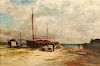 George McCord (American, 1848-1909)      Boats on the Shore
