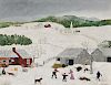 Anna Mary Robertson, called Grandma Moses (American, 1860-1961)      Catching the Turkey, Thanksgiving