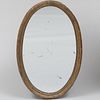 Victorian Giltwood Oval Mirror