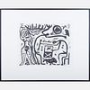 A.R. Penck (German, b. 1939) Untitled, 1985, Etching, 1st State,
