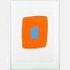 Ellsworth Kelly (American, b. 1923) Orange with Blue, 1964-1965, Silkscreen,