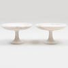 Pair of Marble Tazza