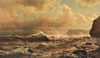 Mauritz Frederick Hendrick de Haas (Dutch/American, 1832-1895)      Roaring Surf on the Coast