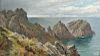 William Trost Richards (American, 1833-1905)      Coastal Cliffs