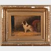 J. Langlois (1855 - 1904): Dog in the Stable