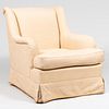 Linen Upholstered Club Chair