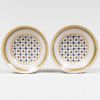 Pair of Polychrome Faience Dishes, Probably Brussels