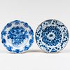 Two Blue and White Delft Plates 