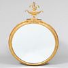 George III Giltwood Circular Mirror