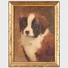 Sid Lawrence Brackett (1852-1910): Portrait of a Saint Bernard Puppy