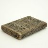 Antique Russian Heavy Silver Hinged Box with Relief Samorodok Design