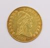 NUMISMATICS. 1801 $10 Draped Bust Eagle Gold Coin