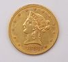 NUMISMATICS. 1881 S $10 Liberty Head Eagle Gold