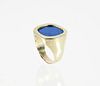 14K Lapis Lazuli Ring