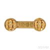 Archaeological Revival Gold Brooch