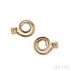 18kt Gold Earclips, Lalaounis