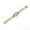 Lady's 18kt Gold, Sapphire, and Diamond Wristwatch, Breguet