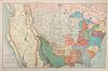 George Catlin - Outline Map of Indian Localities 1833