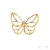 18kt Gold and Diamond Butterfly Brooch, Van Cleef & Arpels