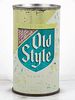 1958 Old Style Light Beer 12oz 108-18 Flat Top Can La Crosse, Wisconsin