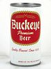 1974 Buckeye Premium Beer 12oz Unpictured. Tab Top Can Milwaukee, Wisconsin