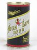 1953 Miller High Life Beer 12oz 99-35 Flat Top Can Milwaukee, Wisconsin