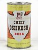 1955 Chief Oshkosh Beer 12oz 49-24 Flat Top Can Oshkosh, Wisconsin