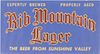 1957 Rib Mountain Lager Beer Wausau, Wisconsin
