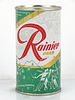 1957 Rainier Jubilee Beer "Clover Green" 12oz Flat Top Can Seattle, Washington