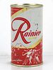 1957 Rainier Jubilee Beer "Thunderbird Red" 12oz Flat Top Can Spokane, Washington