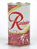 1957 Rainier Jubilee Beer "Coral Tree" 12oz Flat Top Can Spokane, Washington