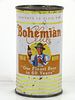 1955 Bohemian Club Beer 12oz 40-30 Flat Top Can Spokane, Washington