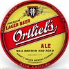 1950 Ortlieb's Lager Beer/Ale 12 inch Serving Tray Philadelphia, Pennsylvania