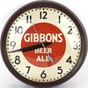 1953 Gibbon's Beer/Ale Clock Wilkes-Barre, Pennsylvania