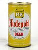 1957 Hudepohl Beer 12oz 84-15.3 Flat Top Can Cincinnati, Ohio
