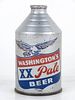 1938 Washington XX Pale Beer No % 12oz 199-22 Crowntainer Cone Top Can Columbus, Ohio
