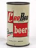 1955 CeeBee Pilsner Beer 12oz 48-27 Flat Top Can Hammonton, New Jersey