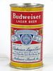 1954 Budweiser Lager Beer 12oz 44-11 Flat Top Can Saint Louis, Missouri