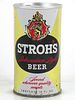 1964 Stroh's Bohemian Style Beer 12oz T128-27 Tab Top Can Detroit, Michigan