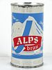 1965 Alps Brau Beer 12oz 30-11 Flat Top Can Fort Wayne, Indiana