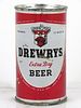 1956 Drewrys Extra Dry Beer Libra/Virgo 12oz 56-31 Flat Top Can South Bend, Indiana