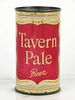 1957 Tavern Pale Beer 12oz 138-20 Flat Top Can Chicago, Illinois