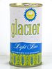 1968 Glacier Light Beer 12oz T68-37 Tab Top Can Los Angeles, California